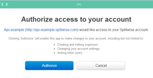 Let users log into their Splitwise accounts